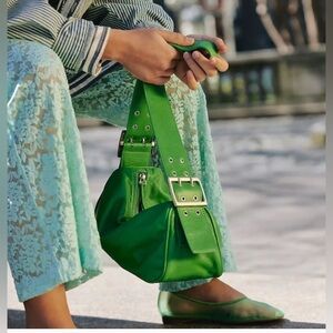 Free People Green Shoulder Bag